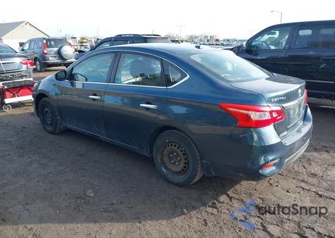 2016 Nissan Sentra Sv из США, поврежденный, VIN 3N1AB7AP6GY306884